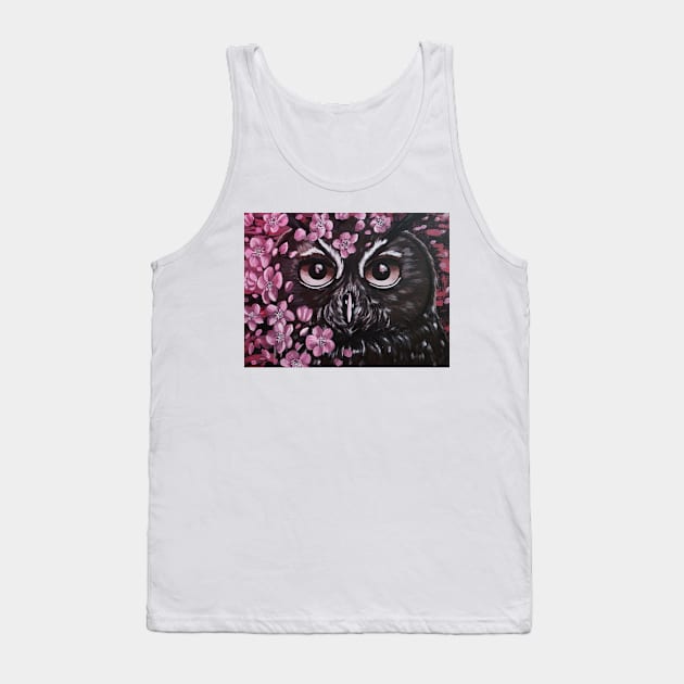 Eurasian eagle-owl Tank Top by Eirene San